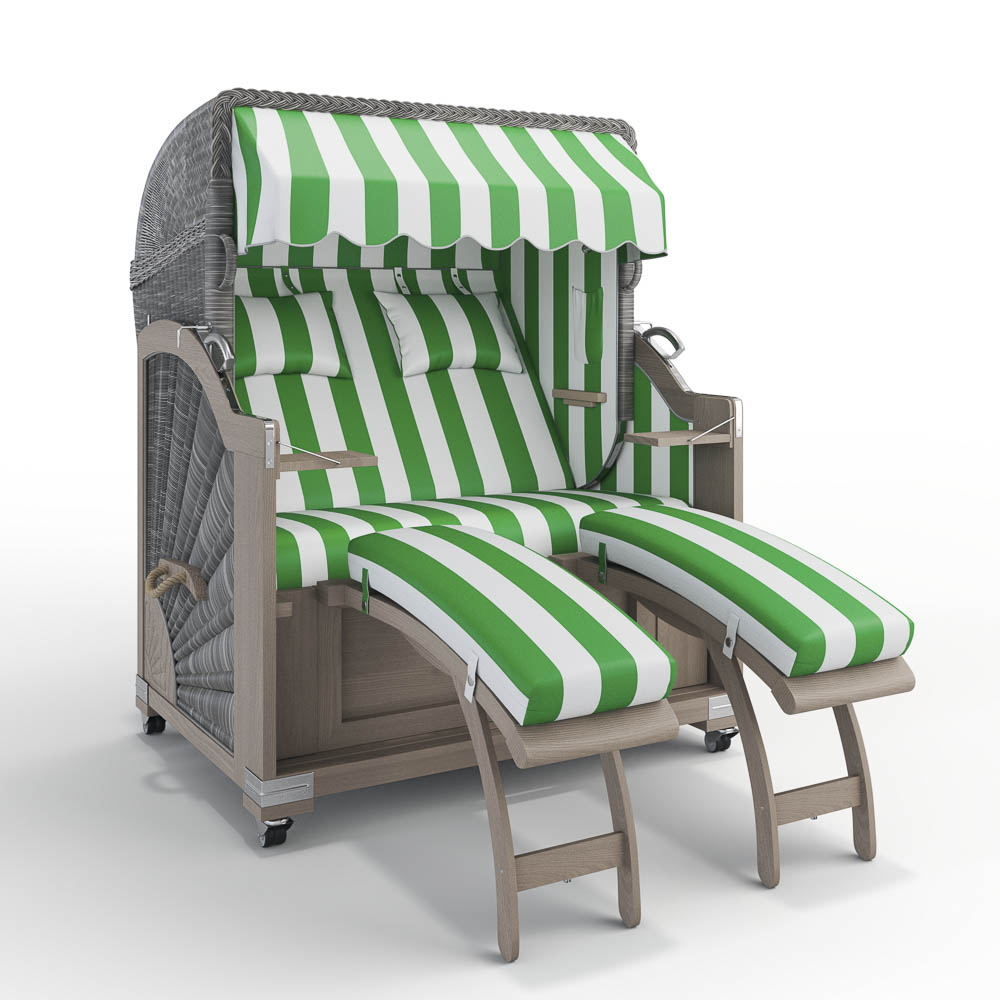 Strandkorb Keitum - Teak Vintage