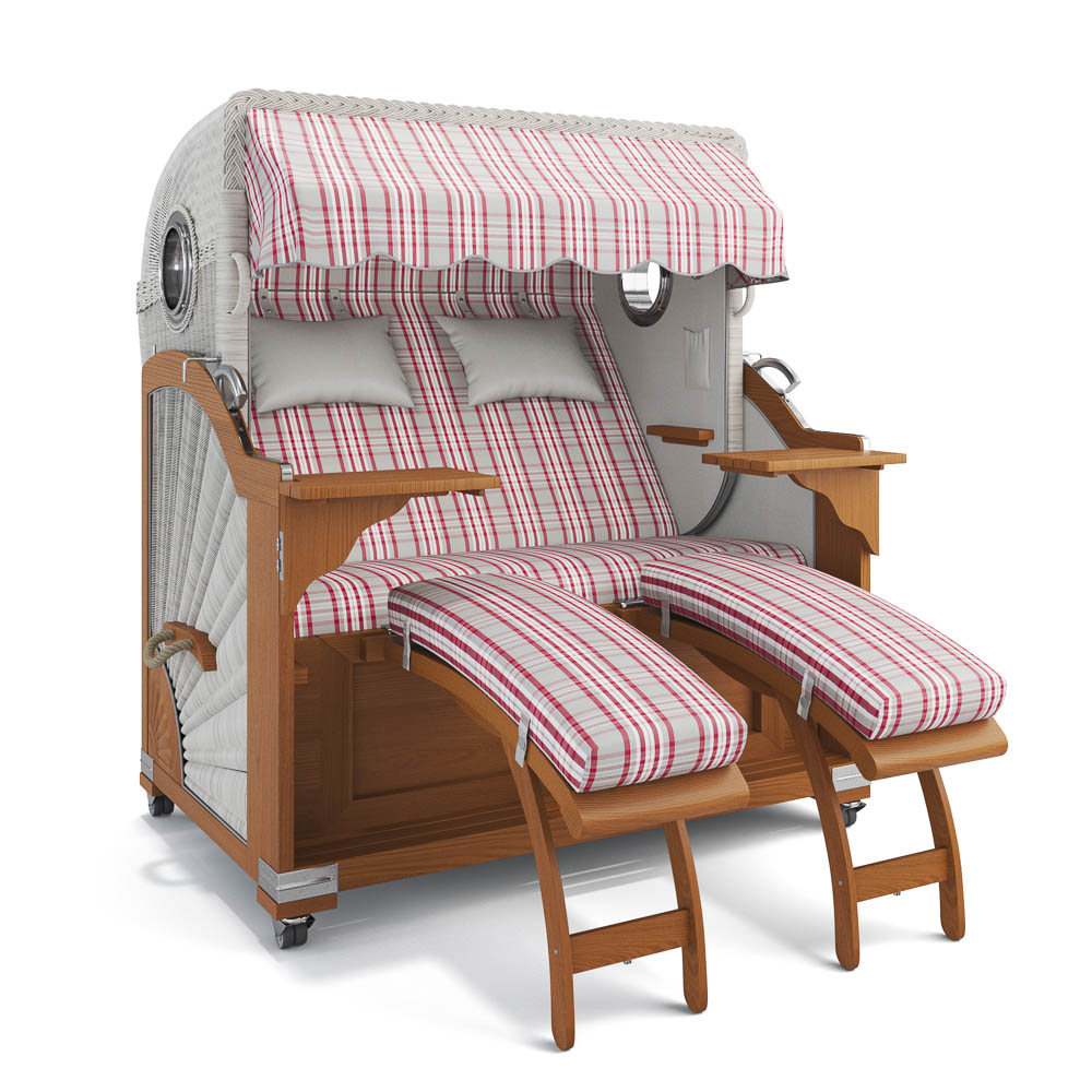 Strandkorb Kampen - Teak