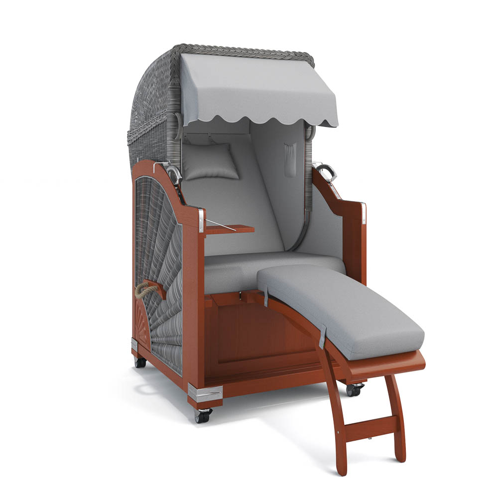 Strandkorb List - Mahagoni