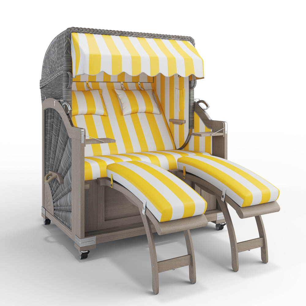 Strandkorb Keitum - Teak Vintage