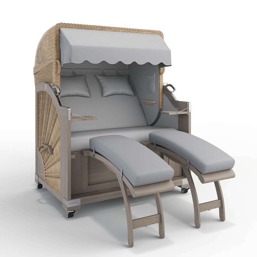 Strandkorb Keitum - Teak Vintage