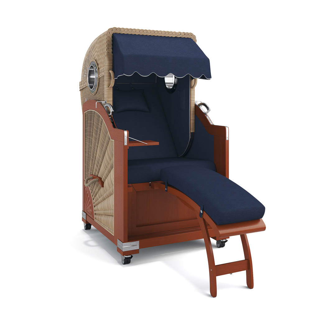 Strandkorb List - Mahagoni