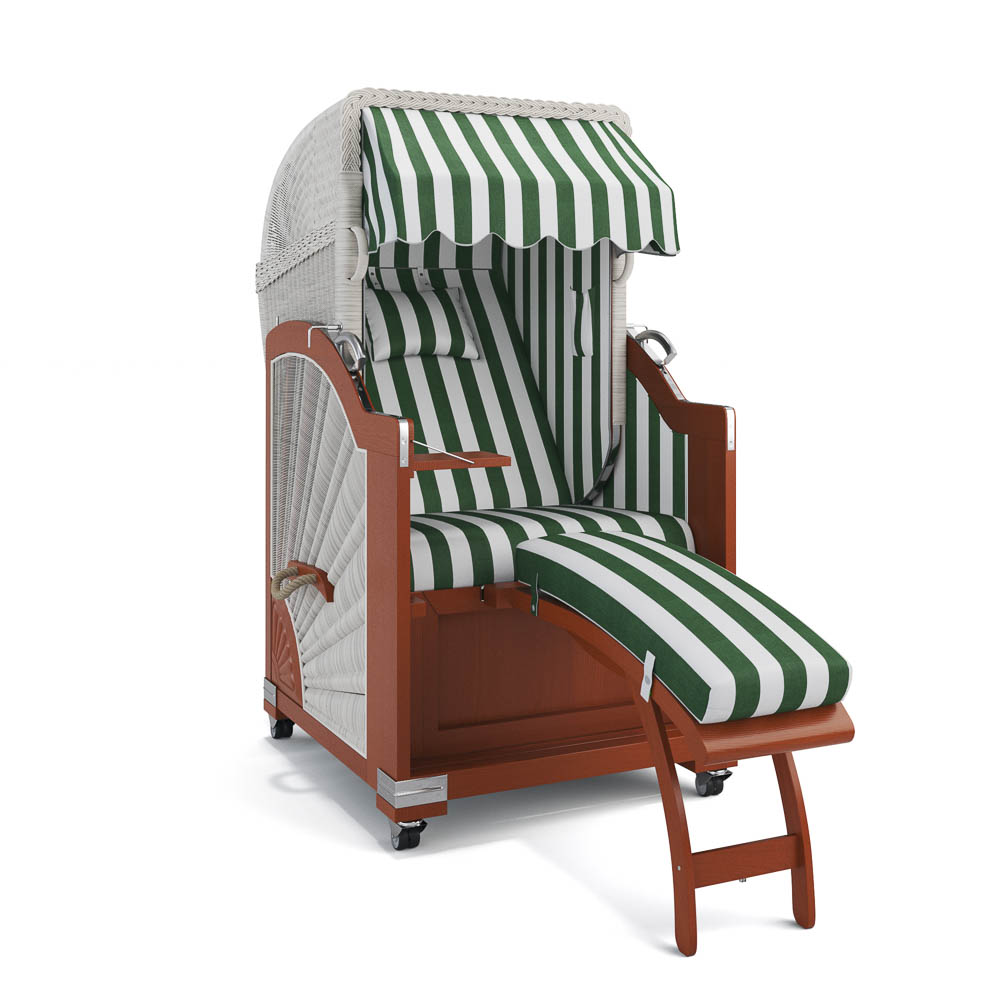 Strandkorb List - Mahagoni