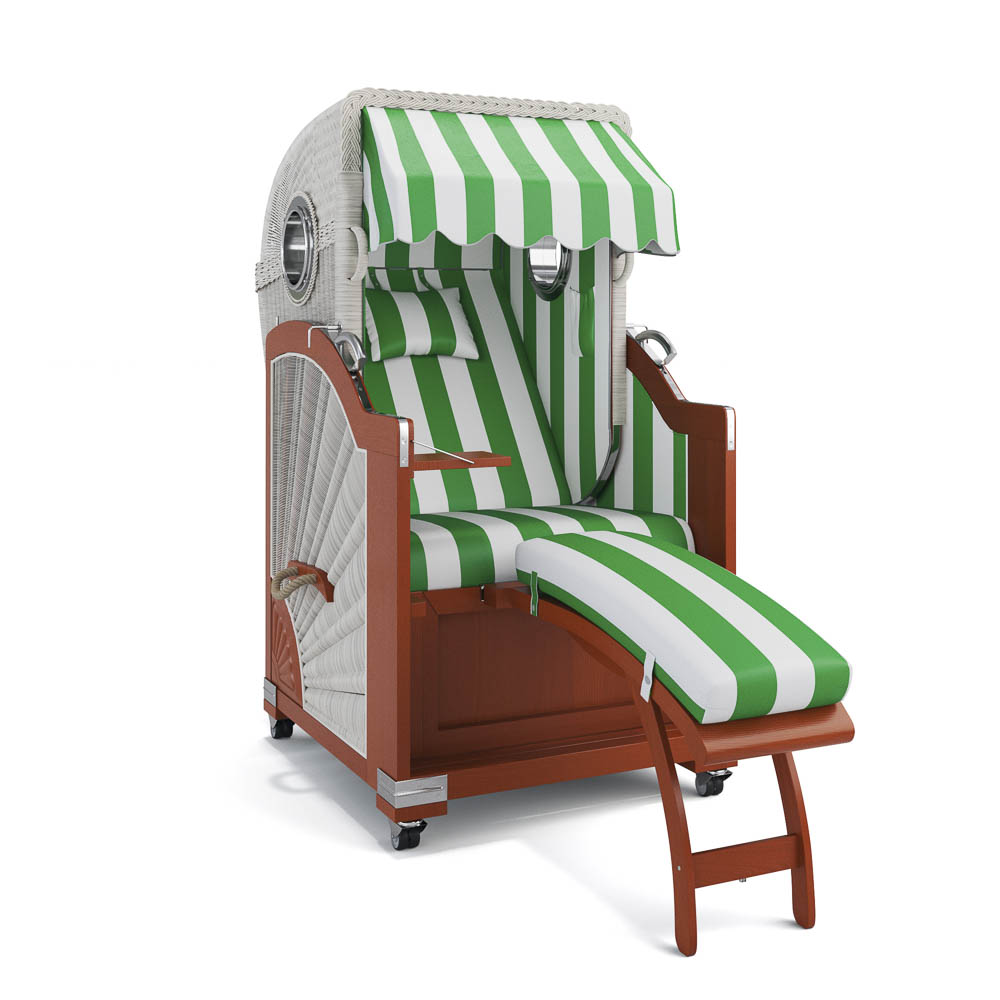 Strandkorb List - Mahagoni