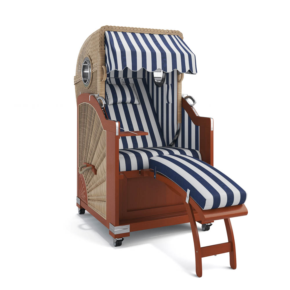 Strandkorb List - Mahagoni