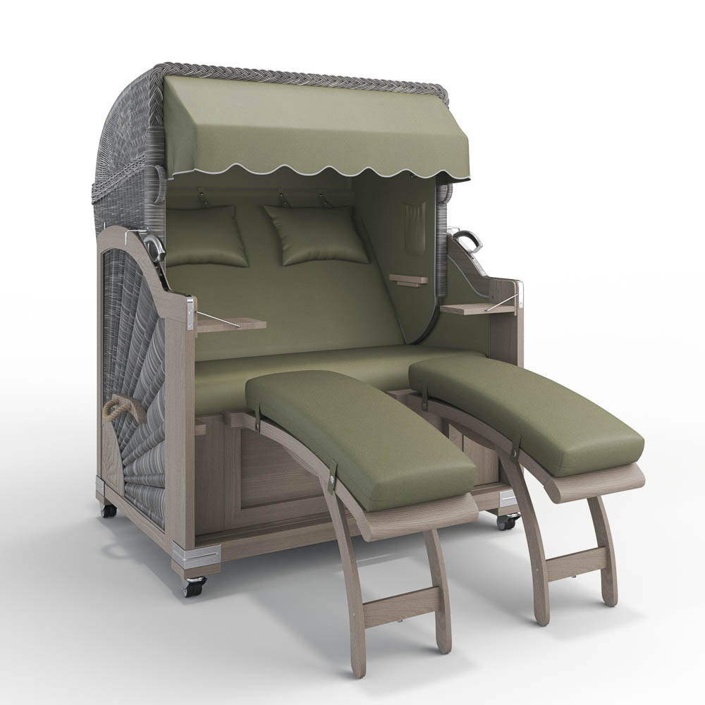 Strandkorb Keitum - Teak Vintage