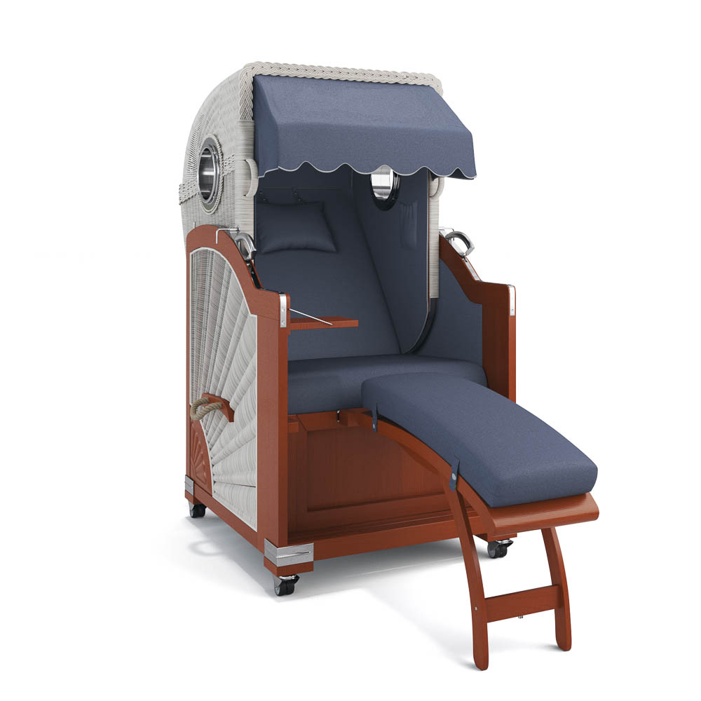 Strandkorb List - Mahagoni