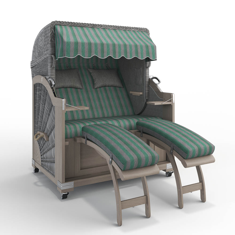 Strandkorb Keitum - Teak Vintage