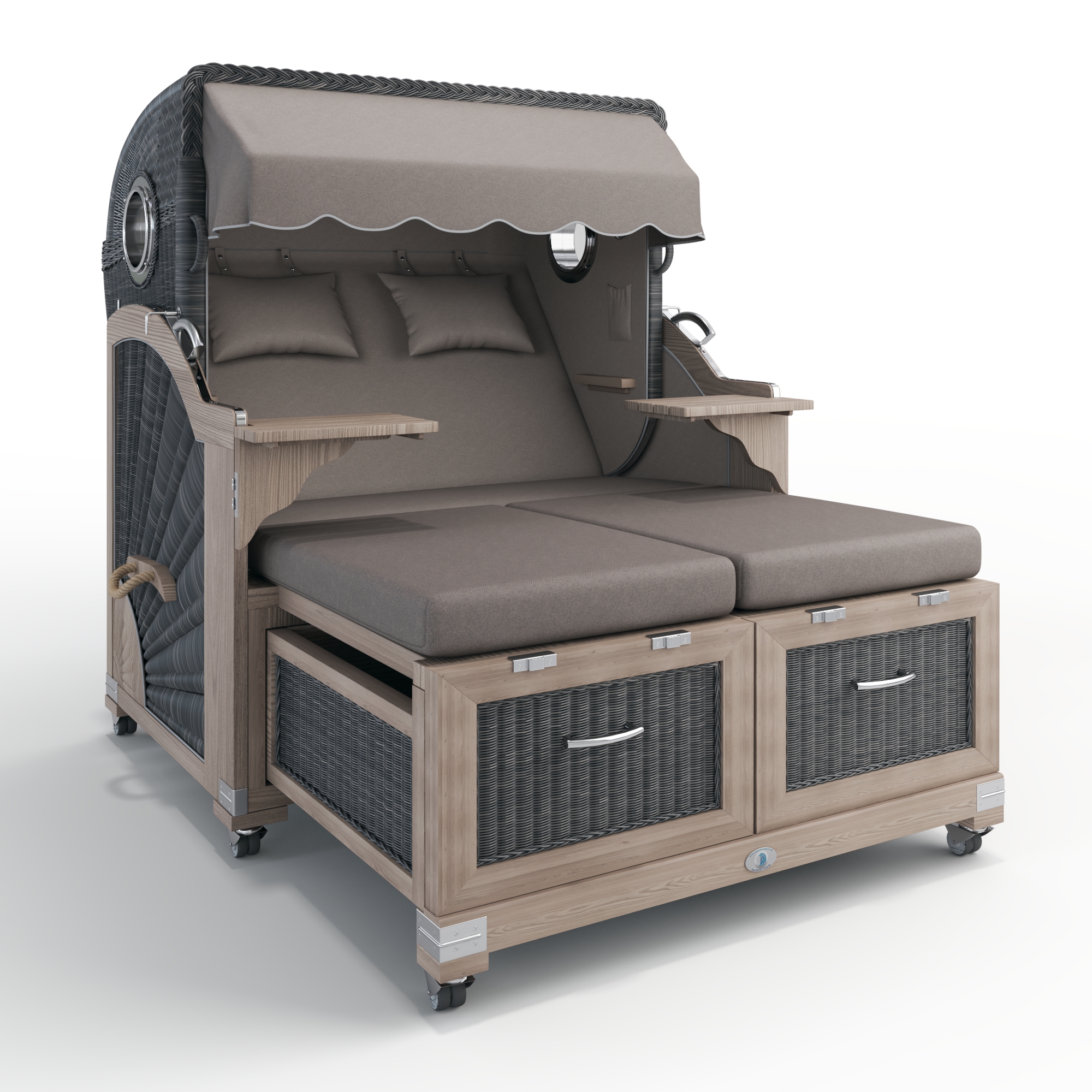 Stilkorb Buxtehude - Teak Vintage