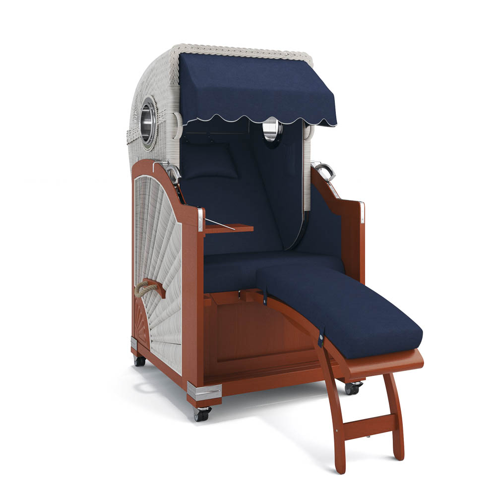 Strandkorb List - Mahagoni