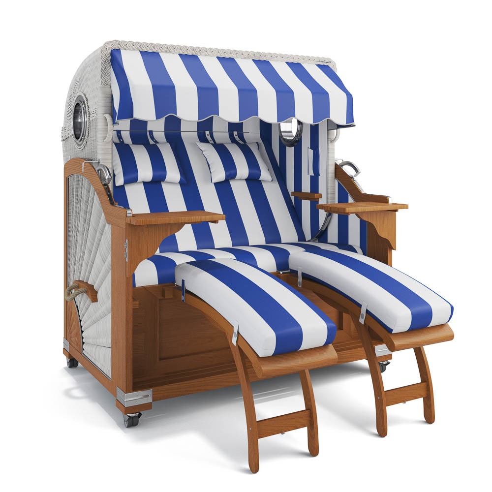 Strandkorb Kampen - Teak