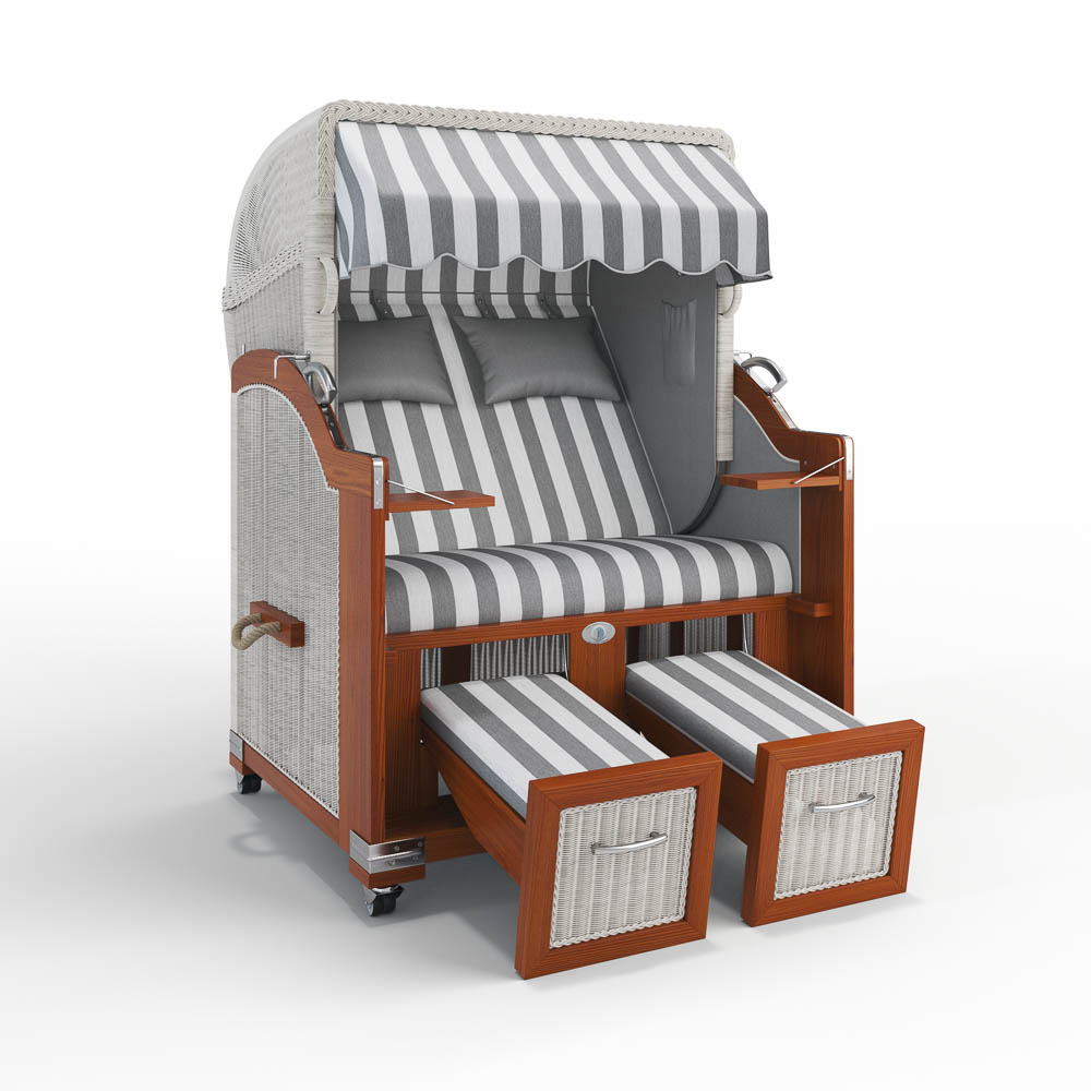 Strandkorb Hörnum - Mahagoni