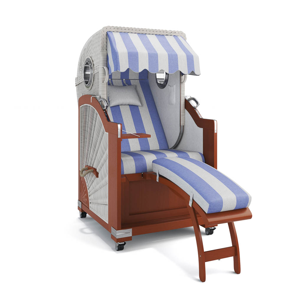 Strandkorb List - Mahagoni