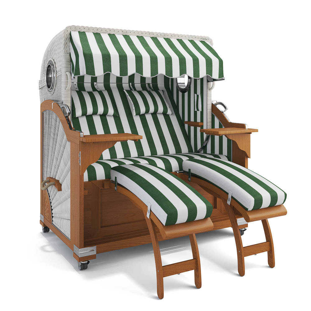 Strandkorb Kampen - Teak