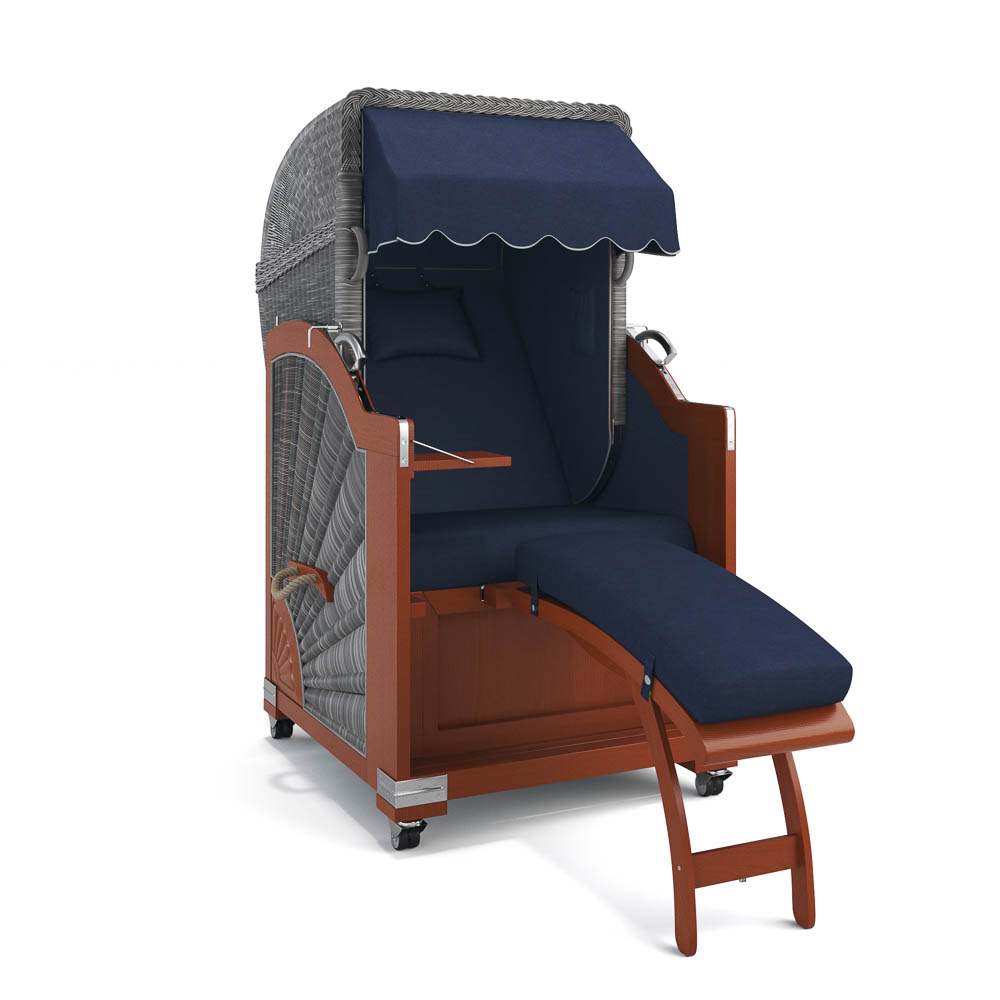 Strandkorb List - Mahagoni