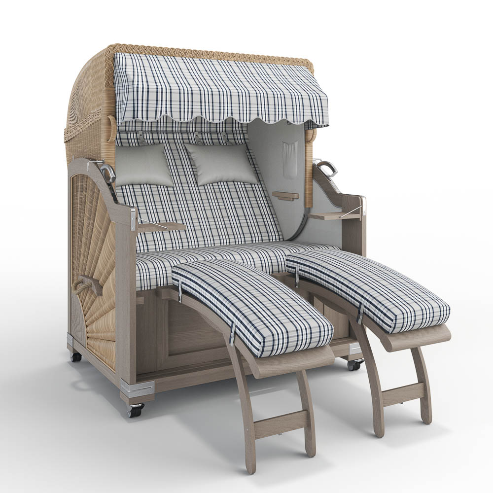 Strandkorb Keitum - Teak Vintage