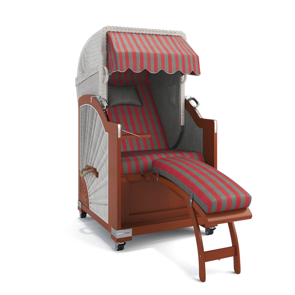 Strandkorb List - Mahagoni