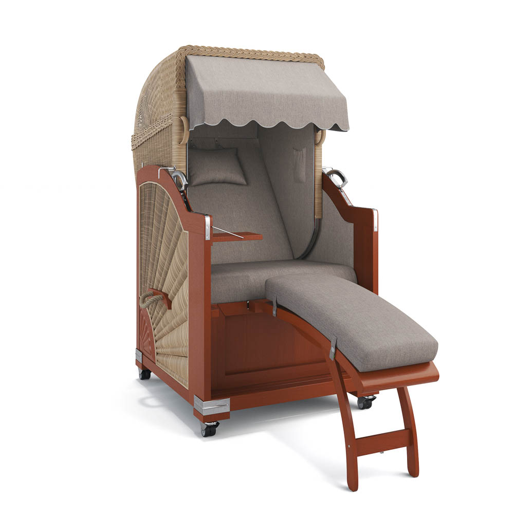 Strandkorb List - Mahagoni