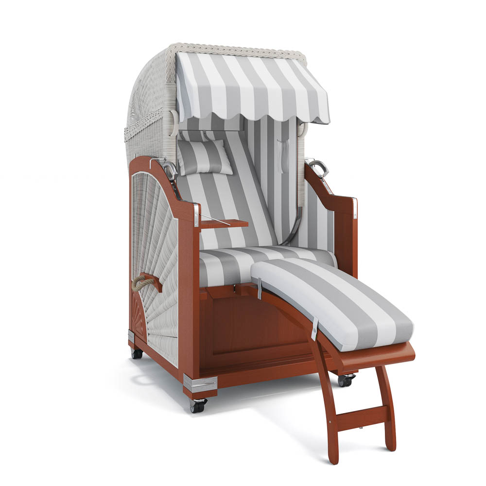 Strandkorb List - Mahagoni