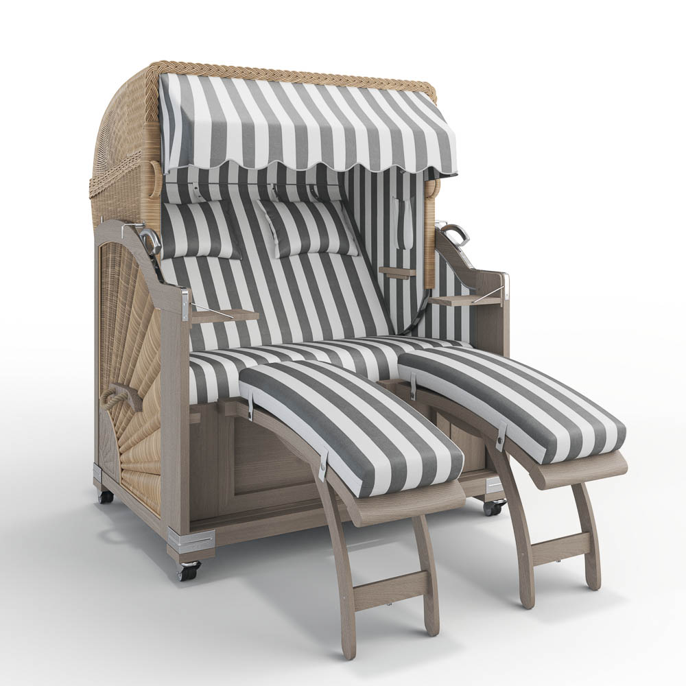 Strandkorb Keitum - Teak Vintage