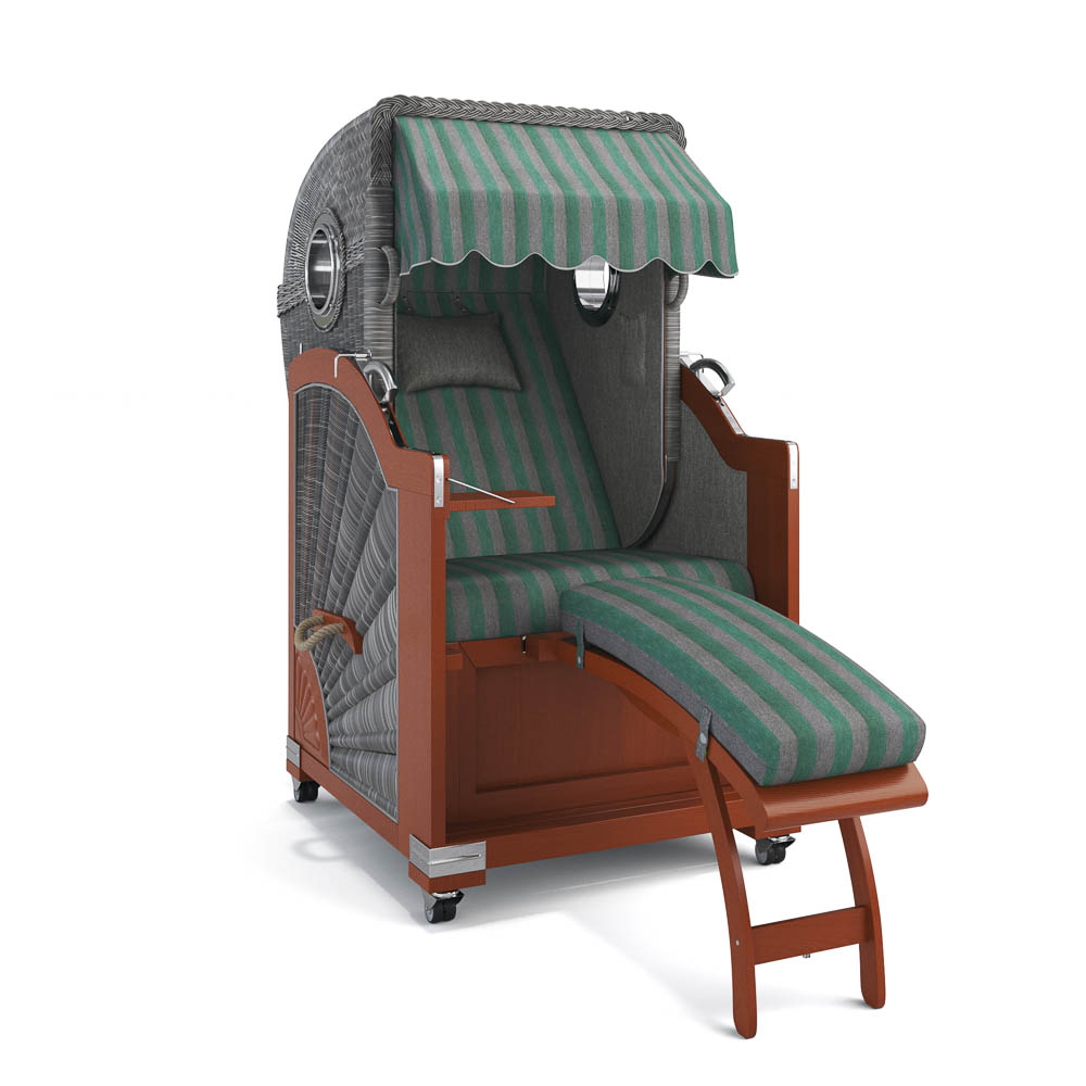 Strandkorb List - Mahagoni