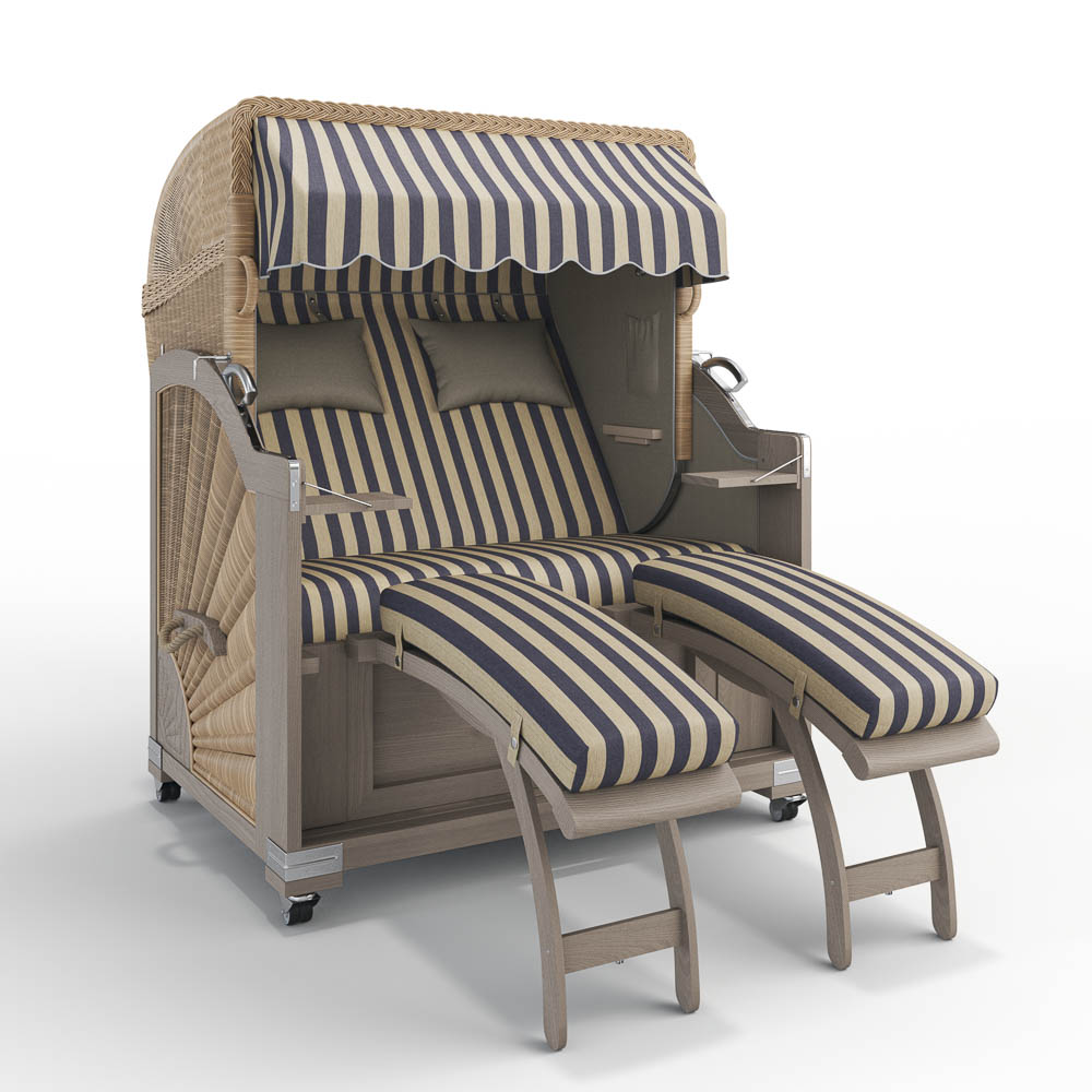 Strandkorb Keitum - Teak Vintage