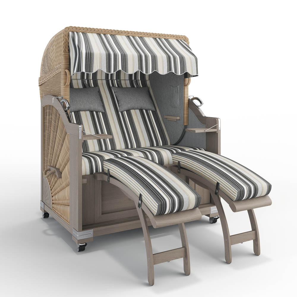 Strandkorb Keitum - Teak Vintage