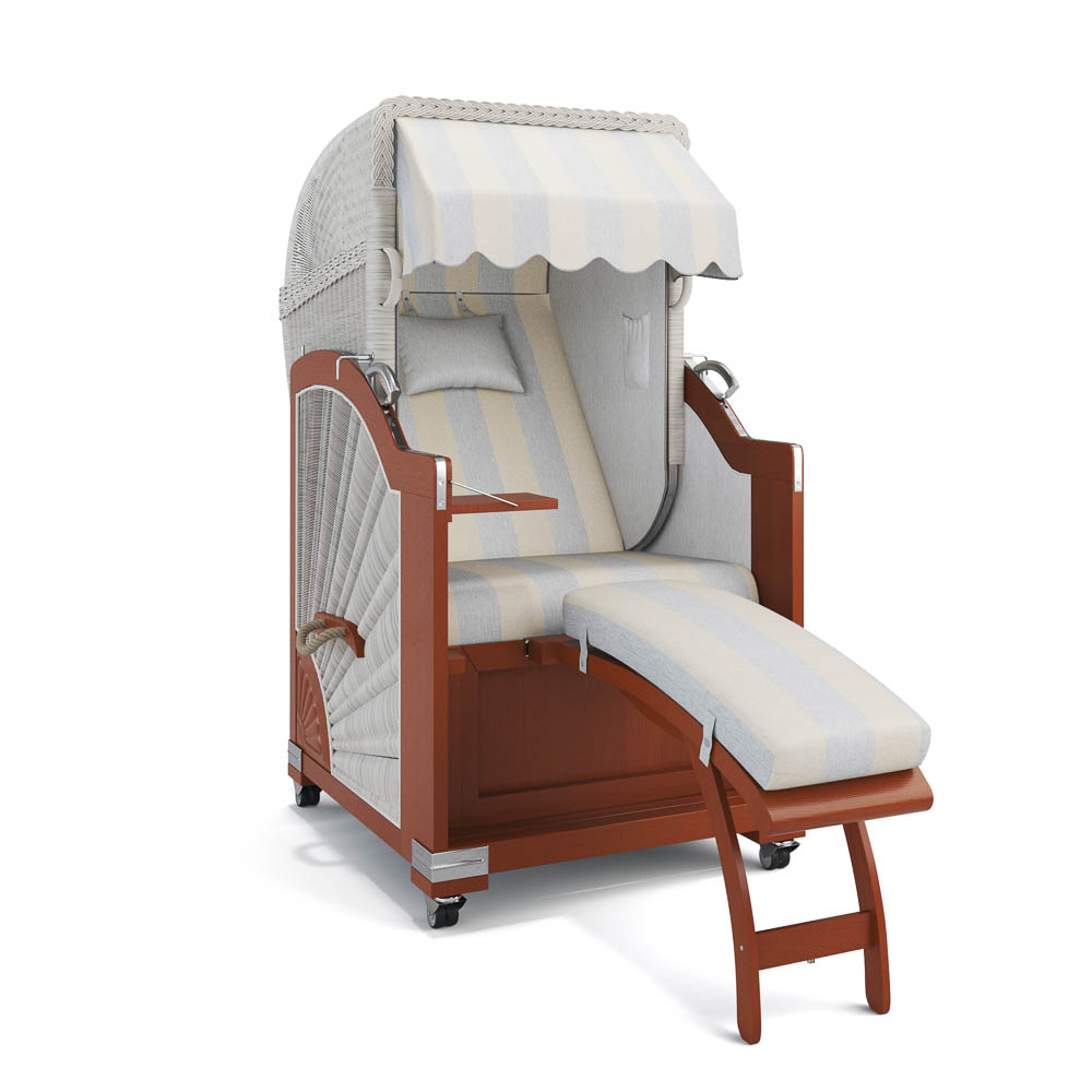 Strandkorb List - Mahagoni