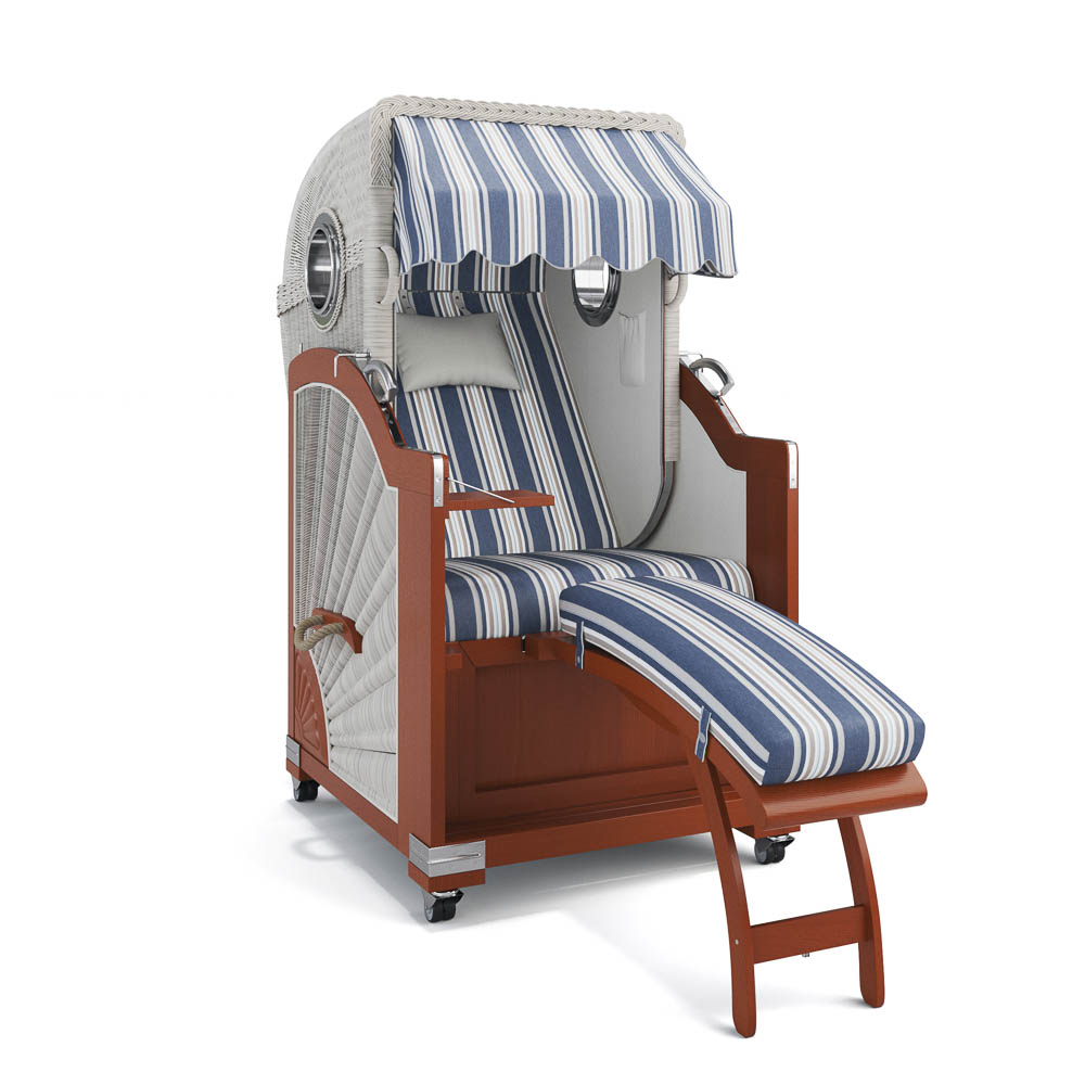 Strandkorb List - Mahagoni