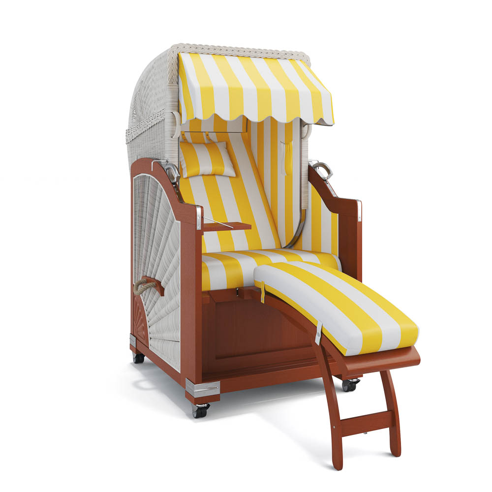 Strandkorb List - Mahagoni