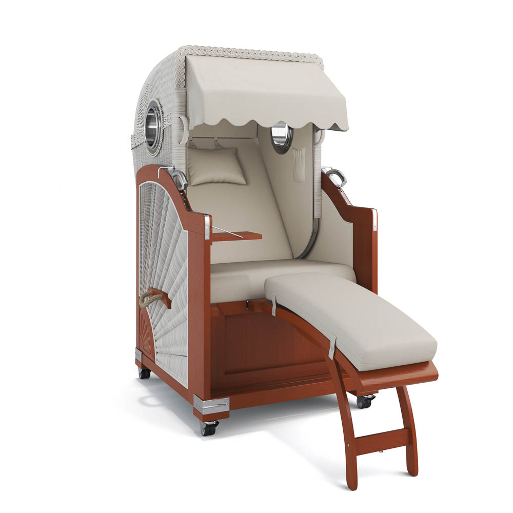 Strandkorb List - Mahagoni