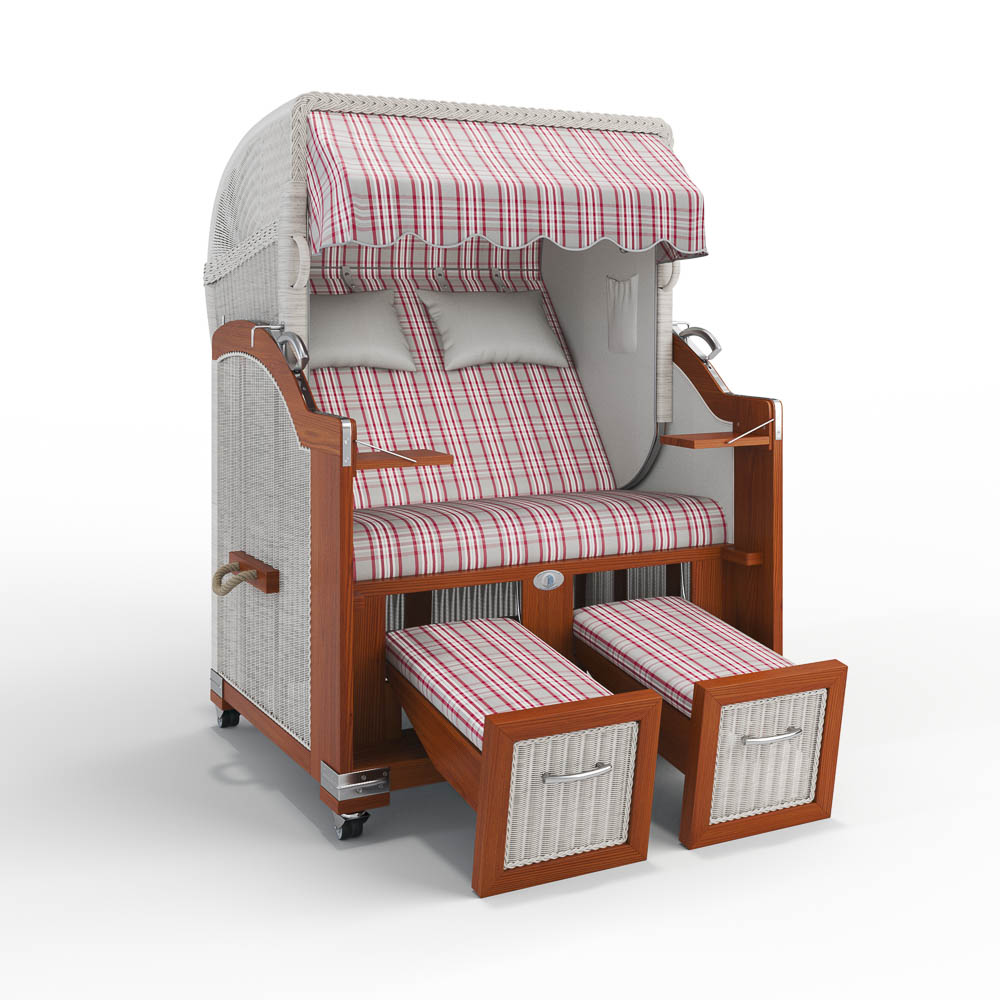 Strandkorb Hörnum - Mahagoni