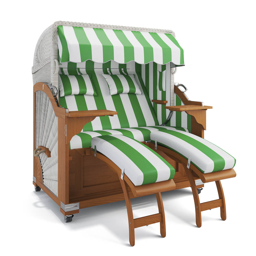 Strandkorb Kampen - Teak