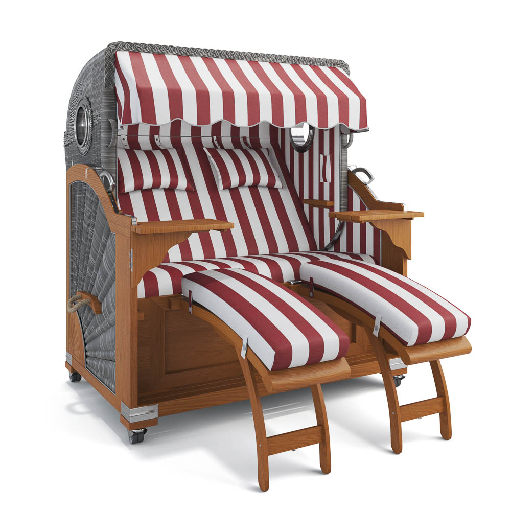 Strandkorb Kampen - Teak