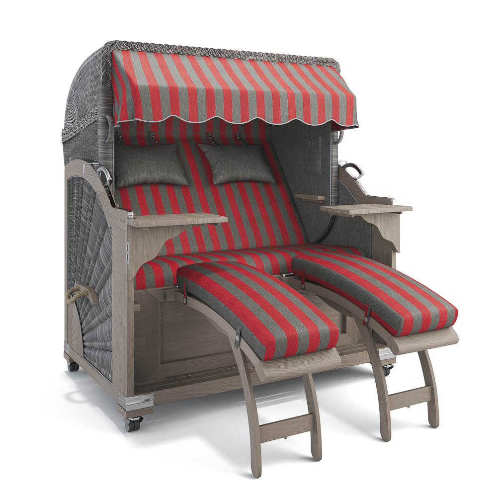 Strandkorb Kampen - Teak Vintage