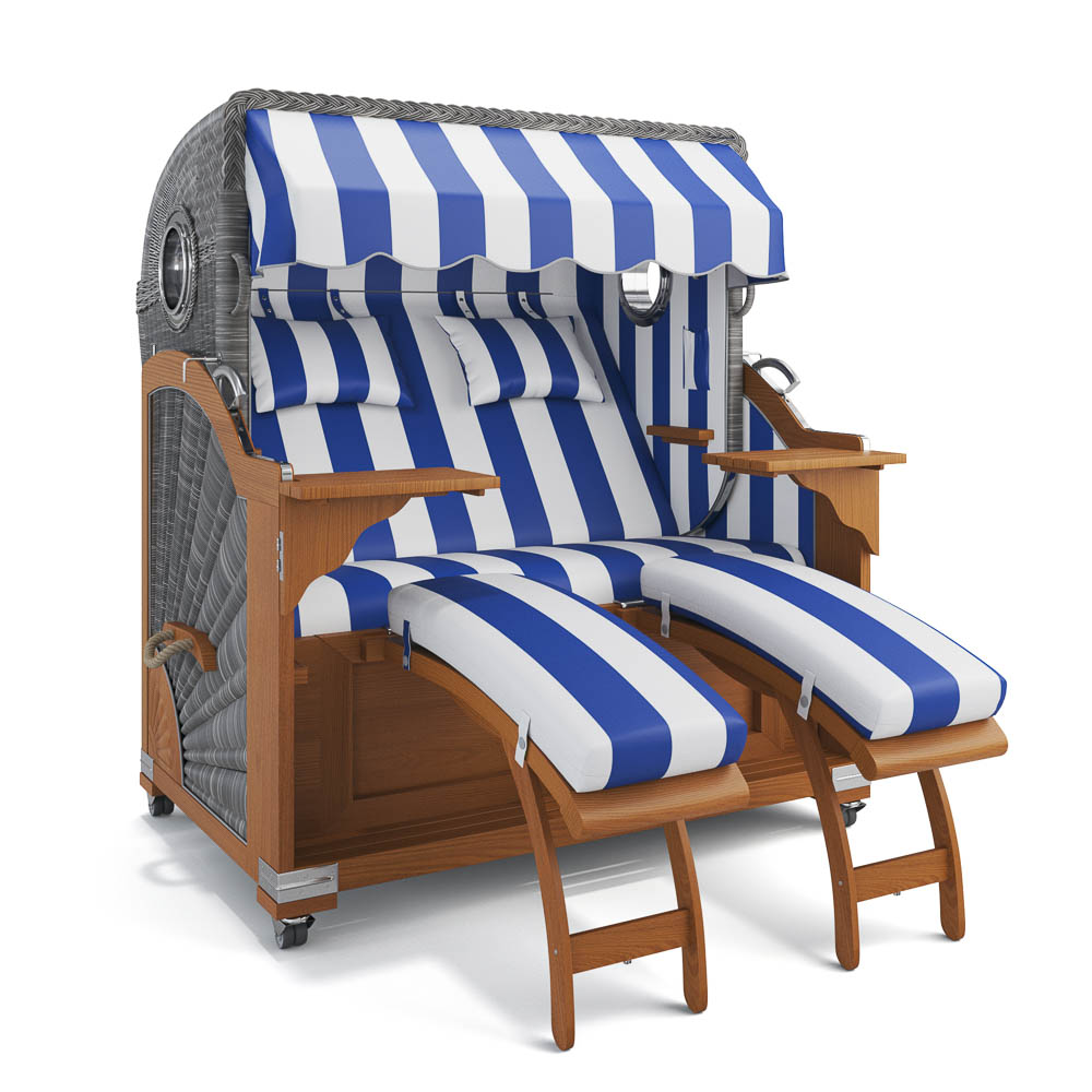 Strandkorb Kampen - Teak