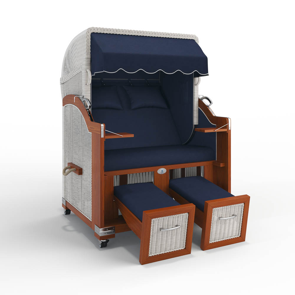 Strandkorb Hörnum - Mahagoni