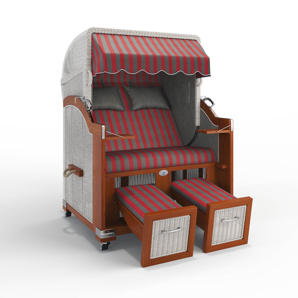 Strandkorb Hörnum - Mahagoni