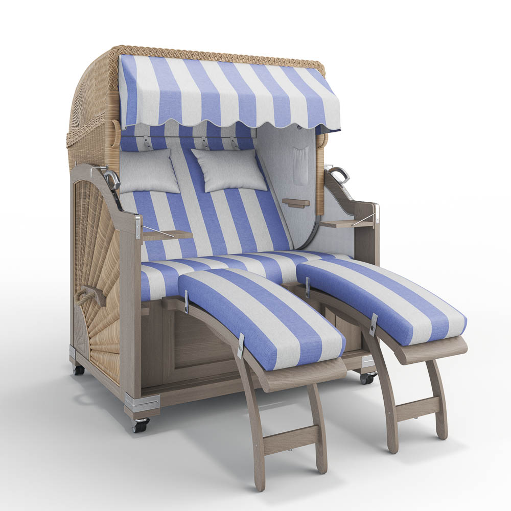 Strandkorb Keitum - Teak Vintage