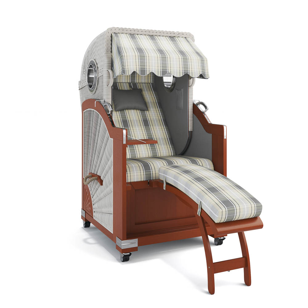 Strandkorb List - Mahagoni