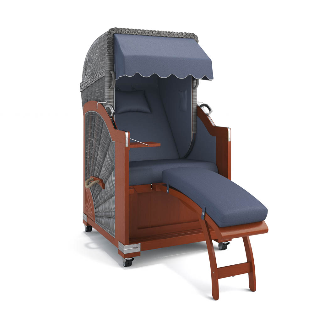 Strandkorb List - Mahagoni