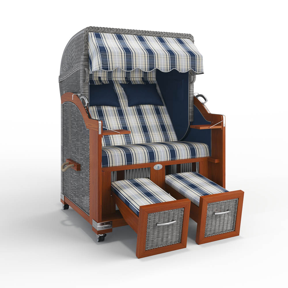 Strandkorb Hörnum - Mahagoni