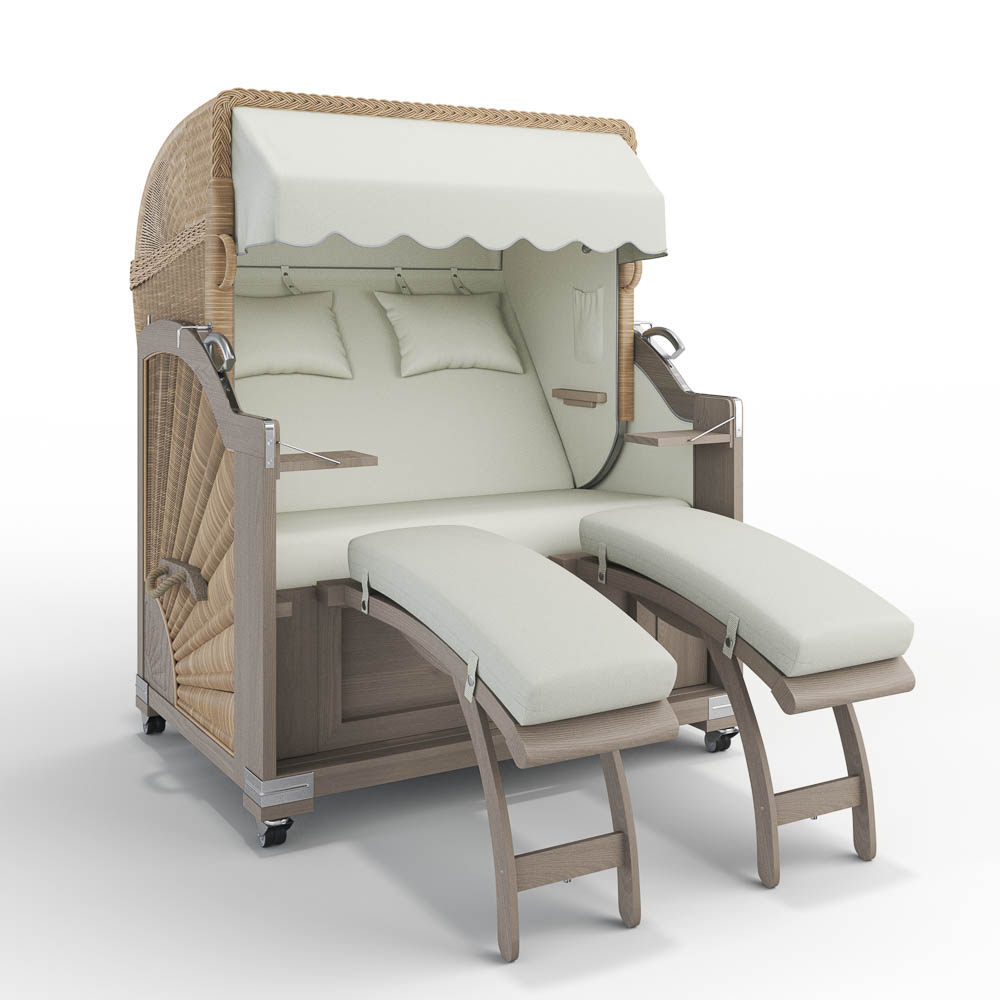 Strandkorb Keitum - Teak Vintage