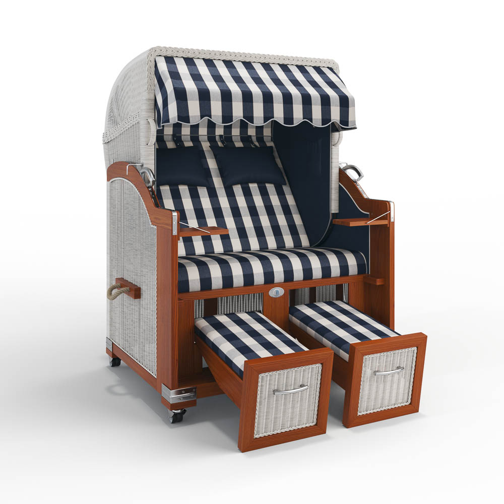 Strandkorb Hörnum - Mahagoni