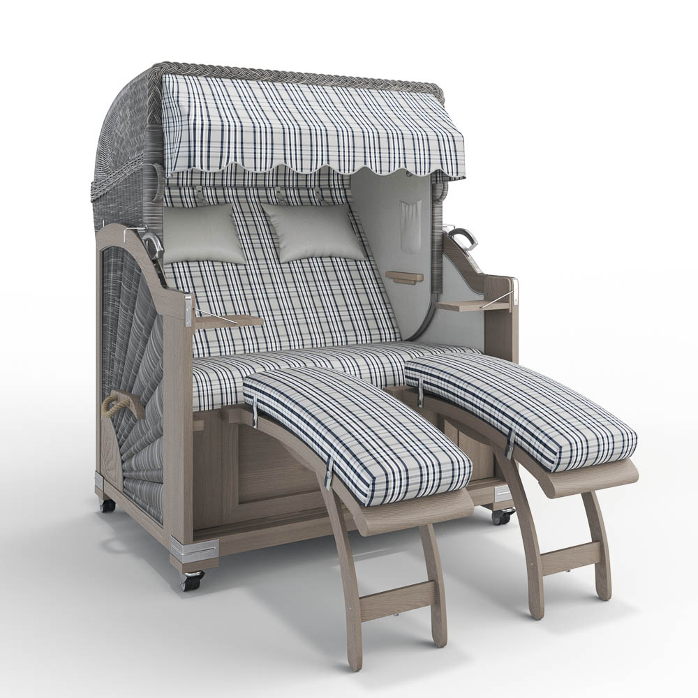 Strandkorb Keitum - Teak Vintage