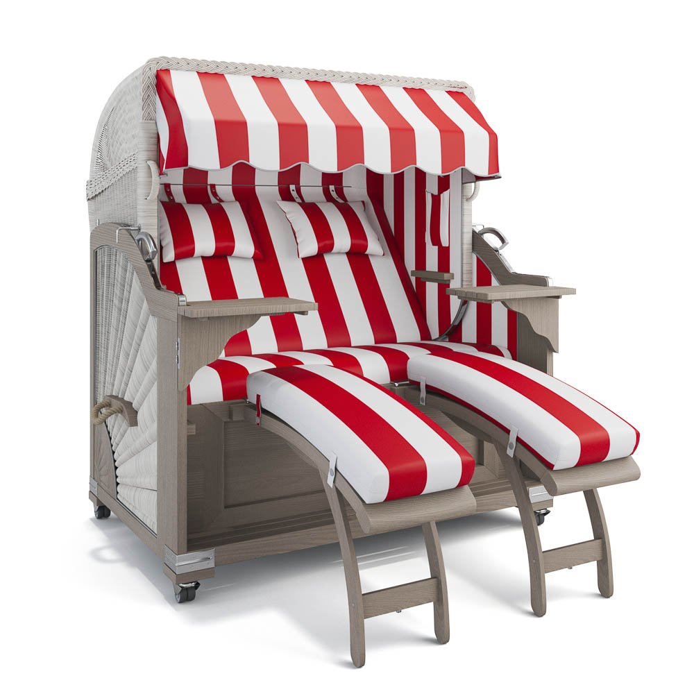 Strandkorb Kampen - Teak Vintage