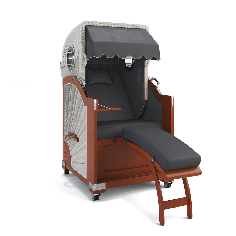 Strandkorb List - Mahagoni