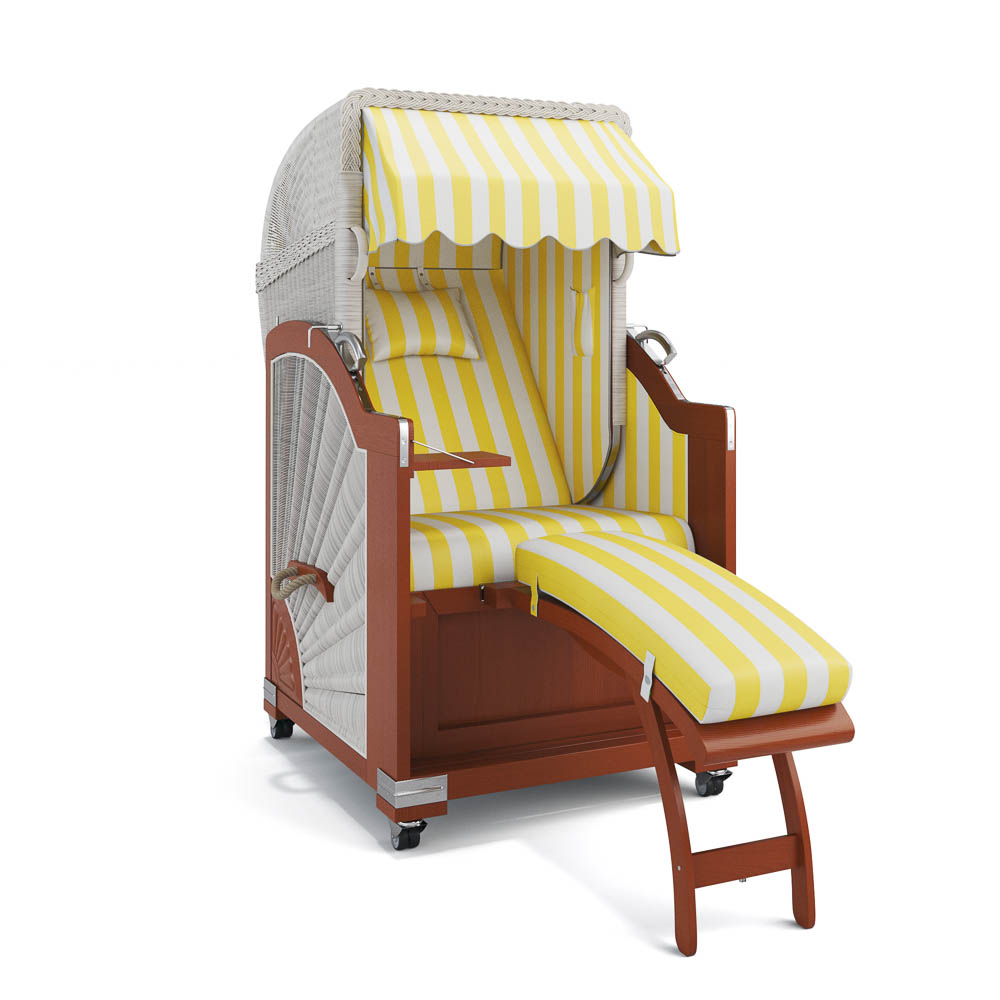 Strandkorb List - Mahagoni