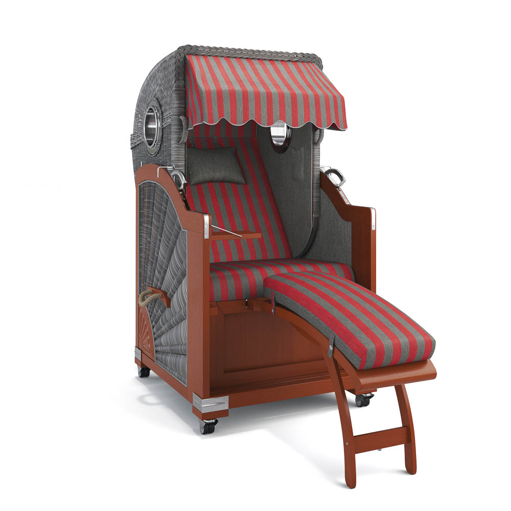 Strandkorb List - Mahagoni