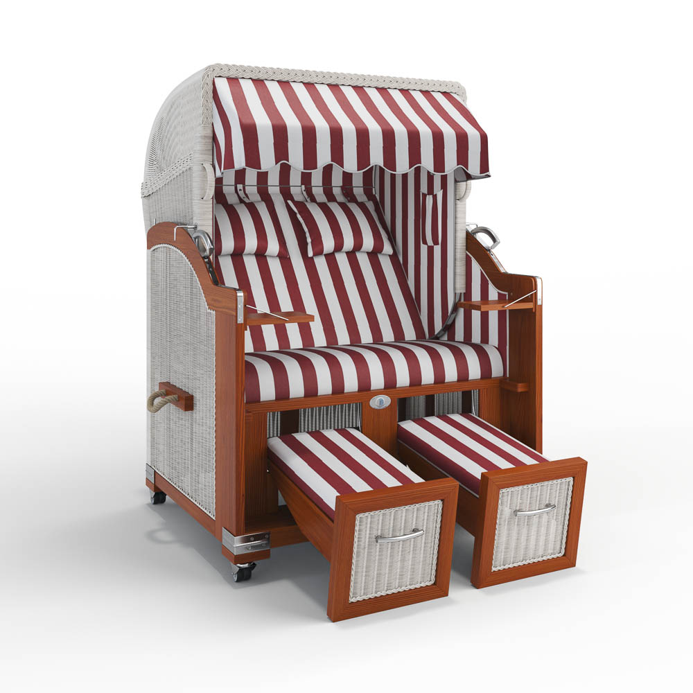 Strandkorb Hörnum - Mahagoni